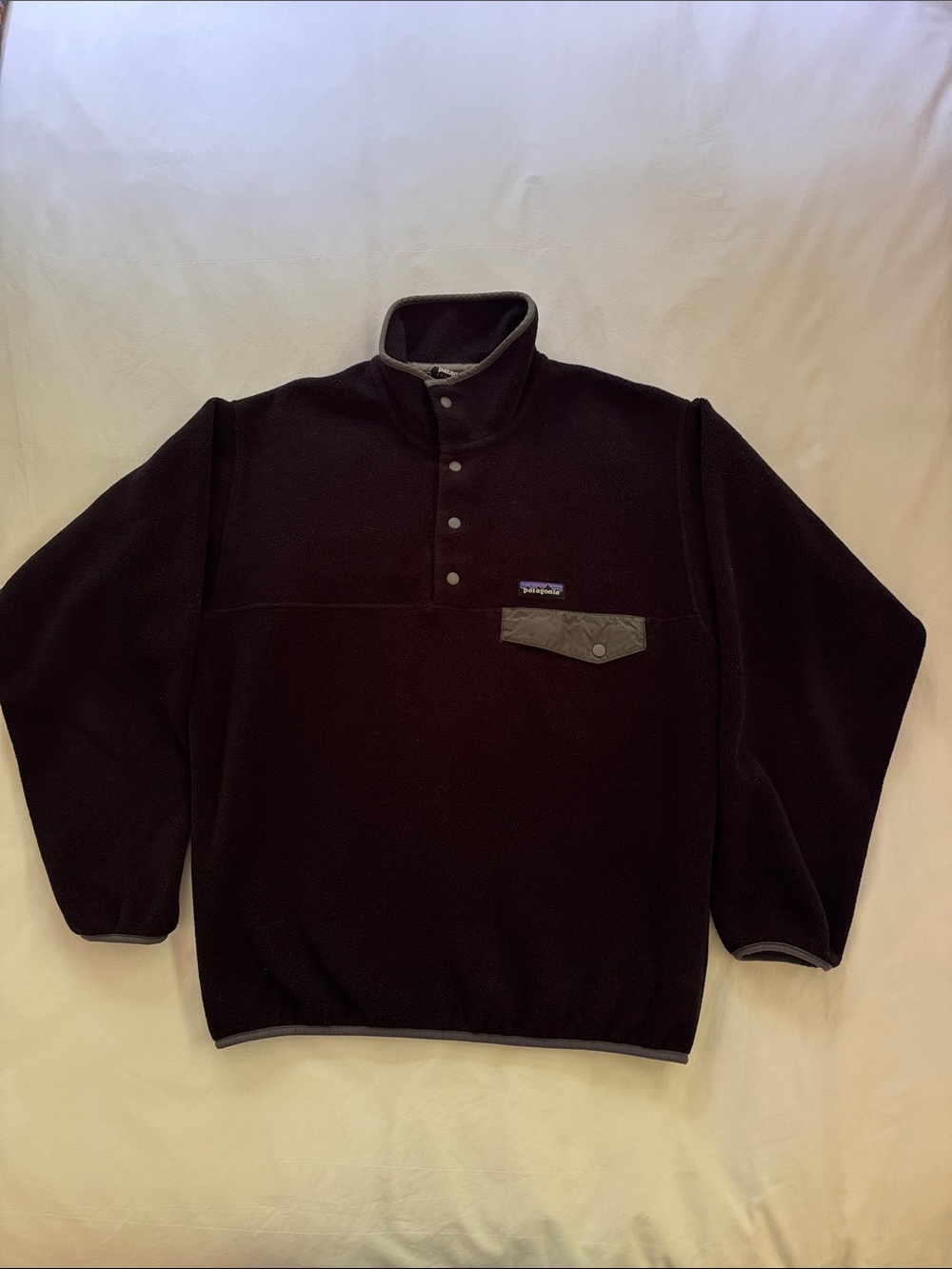 Patagonia Black Synchilla Snap-T Men’s